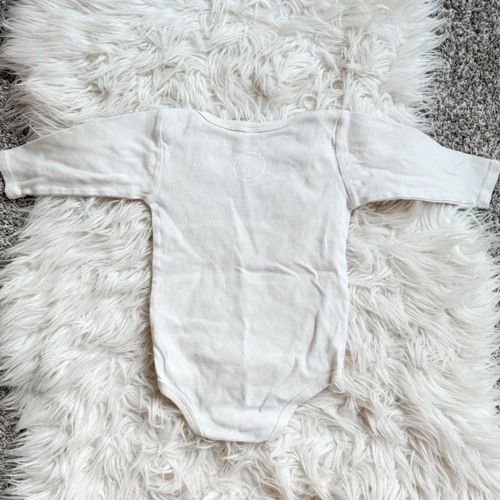 Tenth & Pine | Organic Cotton Kisses Type-print Onesie